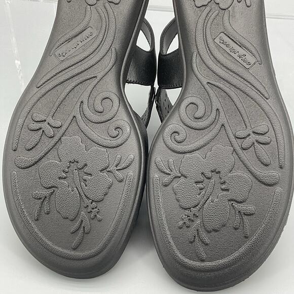 NEW Easy Street Women’s Bolt Slingback Cutout Sandals Black Size 6.5N - Picture 10 of 10